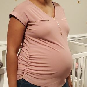 Pink Maternity Top